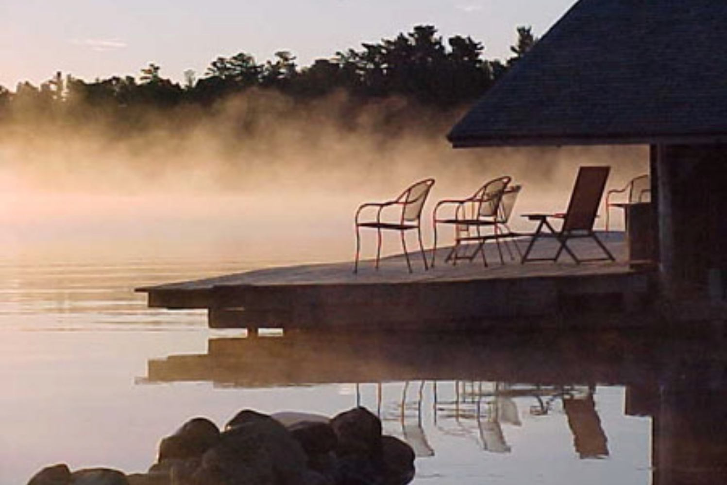 Boat House Fog